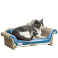 Load image into Gallery viewer, Cat Scratcher, 2-in-1 Cat Scratching Board with Catnip, Cardboard Lounge for Indoor Cats