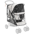Load image into Gallery viewer, Dog Stroller Rain Cover, Cover for Dog Pram Stroller Buggy w/ Rear Side Entry