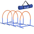 Load image into Gallery viewer, Dog Agility Training Equipment, 4 PCS Obstacle Course with Carrying Bag for Old Dogs, Dog Agility Course for Backyard, Indoor, Outdoor, Blue