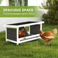 Load image into Gallery viewer, Chicken Nesting Box, 2 Compartments Wooden Nesting Boxes, Chicken Coop Accessories with Asphalt Roof for Indoor Outdoor Use, Up to 2 Hens