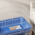 Load image into Gallery viewer, Double Tier Small Animal Cage Rabbit Chinchillas Cage w/ Ramp Food Dish Water Bottle Deep Trays Pet Home 72 x 44 x 67 cm