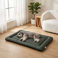 Load image into Gallery viewer, Waterproof Dog Bed, Foldable Pet Bed with Anti-Slip Bottom, Oxford Fabric, Machine Washable, Scratch Resistant Outdoor for Small Dogs and Cats, 90L x 60W x 5H cm, Green