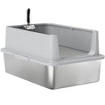 Charger l'image dans la visionneuse de la galerie, Stainless Steel Cat Litter Box, XL Kitty Litter Box for Big and Multiple Cats with High Wall Side, Scoop, Anti-Leakage, Easy Cleaning & Odor Free