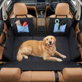 Load image into Gallery viewer, Dog Car Seat Cover, Waterproof Dog Travel Hammock with Non-Slip & Anti-Scratch Surface, Mesh Window and Pockets, Foldable Back Seat Cover for Cars, Trucks and SUVs, Blue
