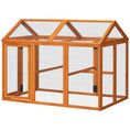 Load image into Gallery viewer, Large Chicken Run, Wooden Chicken Coop, Pet Playpen w/ Combinable Design - Orange