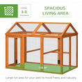 Load image into Gallery viewer, Large Chicken Run, Wooden Chicken Coop, Pet Playpen w/ Combinable Design - Orange