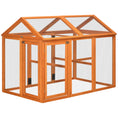 Load image into Gallery viewer, Large Chicken Run, Wooden Chicken Coop, Pet Playpen w/ Combinable Design - Orange