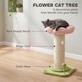 Load image into Gallery viewer, Cat Tree, Flower Cat Scratching Post with Thick Sisal Post, Dangling & Spring Balls, Bed, Kitty Activity Centre for Indoor Kittens, Stable Structure, Easy to Assemble, Pink