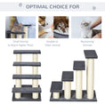 Load image into Gallery viewer, Dog Steps for Bed 4 Step Pet Stairs for Dog Cat ladder Scratch Post Grey