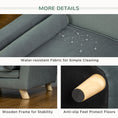 Load image into Gallery viewer, PawHut 39" Dog Couch with Removable Pillows, Foam Pet Sofa, Cat Sofa with Removable Washable Cushion & Water-Resistant Fabric, Dog Sofa for Medium and Large Dogs, Gray