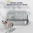 Load image into Gallery viewer, Stainless Steel Litter Tray with Plasma Deodoriser System, 65L Extra Large Enclosed Litter Box with Lid High, Sided Wall and Scoop for Larger Cats, Easy to Clean & Odour-Resistant, Grey