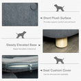 Load image into Gallery viewer, PawHut Dog Sofa, Pet Bed for Mini Dogs, Cat Dog Couch with Washable and Removable Cushion, Waterproof Cover, Gray