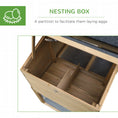 Load image into Gallery viewer, PawHut 69" Wooden Chicken Coop, Poultry Cage Hen House with Connecting Ramp, Removable Tray, Ventilated Window and Nesting Box, Natural