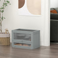 Load image into Gallery viewer, Wooden Hamster Cage Mouse Mice Rodent Small Animals Hutch Exercise Play House 60 x 35 x 42cm, Grey
