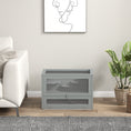 Load image into Gallery viewer, Wooden Hamster Cage Mouse Mice Rodent Small Animals Hutch Exercise Play House 60 x 35 x 42cm, Grey