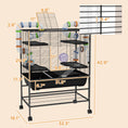 Load image into Gallery viewer, PawHut 32" Large Hamster Cage with Storage Shelf, Rat Cage for Syrian Hamster, Gerbils, with Tubes, Running Wheel, Food Dish, Water Bottle