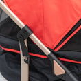 Load image into Gallery viewer, Dog Pram Dog Stroller 3 in 1 Pet Pushchair Detachable Design with Universal Wheels, Brake for Small Miniature Dogs - Red