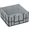 Gallery viewerに画像を読み込む, Whelping Box for Dogs and Puppies, 48" x 48" x 23.5", Puppy Playpen with 600D Windproof Oxford Fabric Cloth, Washable Pee Pad, Pet Playpen with Door, for Medium & Large Dogs