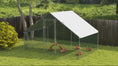 Load and play video in Gallery viewer, 9.8' x 6.6' x 6.6' Spire-Shaped Metal Chicken Run with Waterproof and Anti-UV Cover