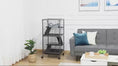 Load and play video in Gallery viewer, 4-Tier Rolling Small Animal Cage with Hammock and Platform Silver Grey