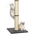 Load image into Gallery viewer, Cat Scratching Post, 80cm Tall Cat Scratch Post with Sisal Rope, Plush Base, Lightweight Claw Scratcher for Indoor Kittens, Dark Grey
