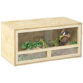 Load image into Gallery viewer, Reptile Terrarium Vivarium Habitat w/ Transparent Sliding Doors, Breathable Mesh, for Lizards, Horned Frogs, Snakes and Chameleons, 60 x 29.5 x 29.5cm