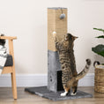 Load image into Gallery viewer, Cat Tree Scratching Post for Indoor Cats 79cm Jute Scratcher Climber w/ Carpet Base Dangling Toy – Grey