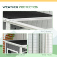 Load image into Gallery viewer, Wooden Cat Catio, 66.5"L Walk in Outdoor Cat House with PVC Weather Protection Roof, Multiple Platforms, Lockable Doors, Resting Condo, Observation Window, for 2 Cats