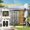 Load image into Gallery viewer, Catio Outdoor Cat Enclosure, Weld Wire Outdoor Cat House with Waterproof Cover, 4 Jumping Platforms, Hammock, Cat Cage Indoor for 1-3 Kittens, 69" x 22" x 62", Black