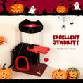 Load image into Gallery viewer, Gothic Cat Tree, 28" Cat Tower for Indoor Kittens with Plush Top Bed, Cozy Condo, Sisal Scratching Post, Perch, Dangling Ball, Red and Black