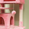 Load image into Gallery viewer, 54" Cat Tree, Cat Tower for Indoor Cats with Scratching Posts, Cat Condos, Bed, Platforms, Ramp, Toy Ball, Cat Activity Center, Pink