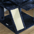 Load image into Gallery viewer, 63" Cat Tree, Cat Tower for Indoor Cats with Scratching Posts, Cat Condos, Bed, Platforms, Ramp, Toy Ball, Cat Activity Center, Dark Blue