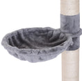 Load image into Gallery viewer, 8.5ft Cat Climbing Tree 5-Tier Kitty Activity Center Floor-to-Ceiling Cat Climber Toy with Scratching Post Play Rest Post Pet Furniture Grey