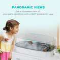 Load image into Gallery viewer, PawHut Turtle Tank Kit, Turtle Aquarium with Basking Platform, Water Pump, Filter Layer Design, Full View Visually Reptile Habitat, Easy to Clean and Change Water, Multi Functional Area