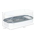 Load image into Gallery viewer, PawHut Turtle Tank Kit, Turtle Aquarium with Basking Platform, Water Pump, Filter Layer Design, Full View Visually Reptile Habitat, Easy to Clean and Change Water, Multi Functional Area