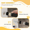 Load image into Gallery viewer, Baby Gate, 30"-32", 33"-35", 35"-37", 38"-40"W Pet Gate with Auto-Close, Two-Way Open, Pressure Mounted for Stair, Doorways and Hallways, 36"H, Black