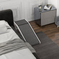 Gallery viewerに画像を読み込む, Pet Ramp Bed Steps for Dogs Cats Non-slip Carpet Top Platform Pine Wood 49"L x 16"W x 14"H White