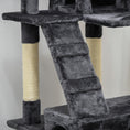 Load image into Gallery viewer, 68 inches Cat Tree, Multi-Level Large Cat Tower Condo with Scratching Posts, Perches, Cat Houses, Dangling Toy, Charcoal Grey