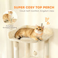 Load image into Gallery viewer, Cat Tree, 67" Large Cat Tower for Indoor Kittens Multi-Level with 7 Scratching Posts, Tunnel, 2 Plush Condos, Hammock, Perch, Ramp, Pompoms, Beige