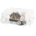 Load image into Gallery viewer, 8 in 1 PET Hamster Cage, Dwarf Hamster Cage with Large Wheel & Hideout, Small Animal Habitat with Accessories, Clear Pet House, 21.5" x 11.8" x 12.6"