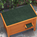 Load image into Gallery viewer, Outdoor Cat House, Wooden Insulated Cat Shelter with Asphalt Roof, Removable Floor, Foam, for Cats, Small Animals, Orange