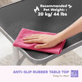 Load image into Gallery viewer, 32" Foldable Dog Grooming Table Pet Drying Beauty Table with 20-60cm Adjustable Arm, Rubber Top, Black