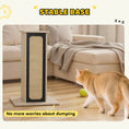 Load image into Gallery viewer, Cat Scratching Post, 63 cm Tall Scratcher with Replaceable Scratching Board, Top Perch, Natural Sisal Scratch Mat, for Large Cats and Kittens, Oak