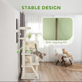 Load image into Gallery viewer, 54" Cat Tree, Cat Tower for Indoor Cats with Scratching Posts, Cat Condos, Bed, Platforms, Ramp, Toy Ball, Cat Activity Center, Beige