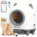 Load image into Gallery viewer, Automatic Cat Litter Box, 80L Extra Large Self Cleaning Litter Box for Multiple Cats with App Control, Odor Isolation, Safety Protection, Anti-Pinch, 1 Roll Garbage Bag