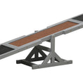 Load image into Gallery viewer, PawHut Wooden Dog Agility Seesaw for Training and Exercise, Platform Equipment Run Game Toy, Weather Resistant Pet Supplies, 71" L x 12" W x 12" H, Gray