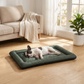 Load image into Gallery viewer, Waterproof Dog Bed, Foldable Pet Bed with Anti-Slip Bottom, Oxford Fabric, Machine Washable, Scratch Resistant Outdoor for Small Dogs and Cats, 90L x 60W x 5H cm, Green