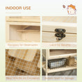 Load image into Gallery viewer, Fir Wood Hamster Cage Mouse Rats Small Animals Play House Exercise Activity Center, 47.25"H