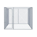 Load image into Gallery viewer, PawHut Large Dog Kennel Outside, Heavy Duty Dog Cage, Outdoor Fence Dog Run with Galvanized Chain Link, Secure Lock, 13.1' x 7.5' x 6'