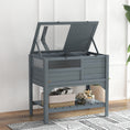 Load image into Gallery viewer, Tortoise Habitat with Shelf Storage, Tortoise Enclosure with Weather Protection, Tortoise Gift Accessory, Reptile Enclosure with Tray, Light Support Frame, Gray